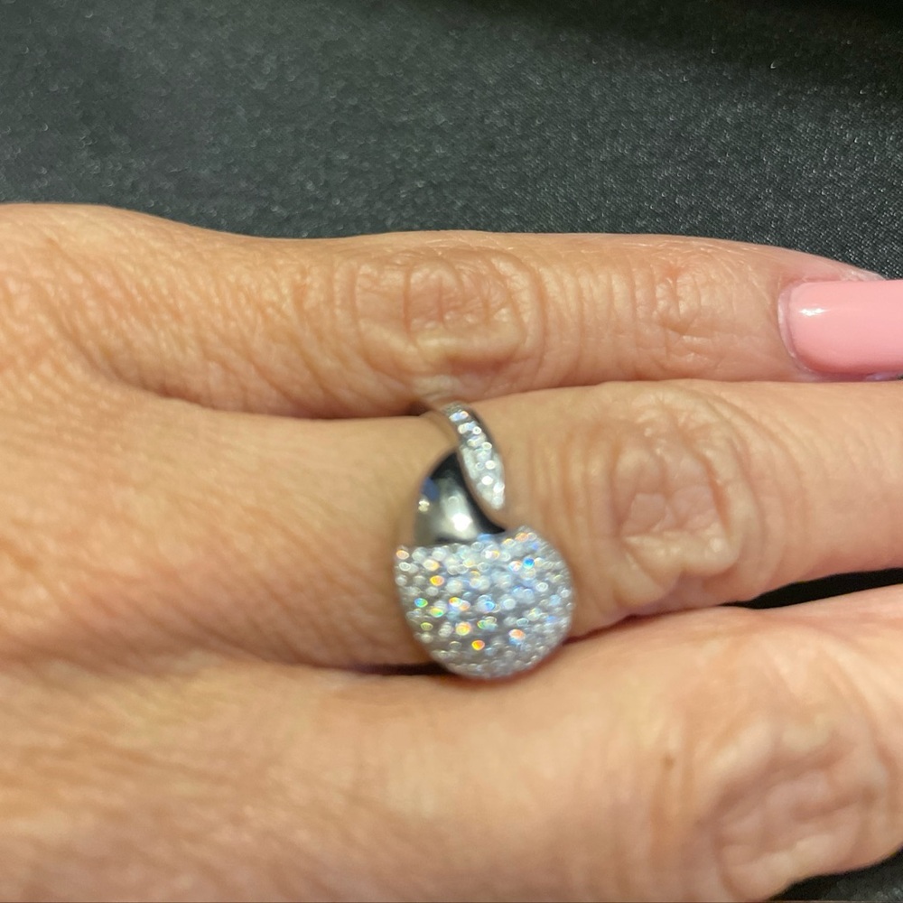 Sterling Silver 925 Ring Teardrop size 6.5